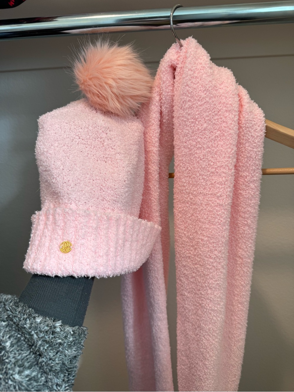 Lilly Pulitzer Pom Beanie & Scarf Set
